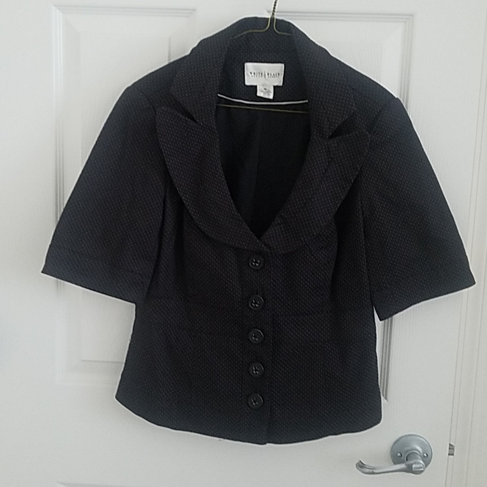 White House Black Market Polka Dot Blazer